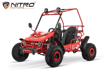 NITRO MOTORS Midi Teens Buggy XL 125cc RG8-3G Semi-Automatik Hunt